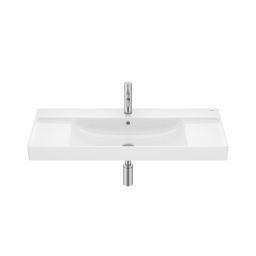 Roca Ona umywalka 100x46 cm prostokątna ścienna biała A32768A000