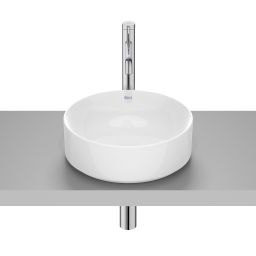 Roca Ona umywalka 37x37 cm okrągła nablatowa biała A32768J000