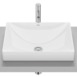 Roca Ona umywalka 50x40 cm prostokątna nablatowa biała A32768K000