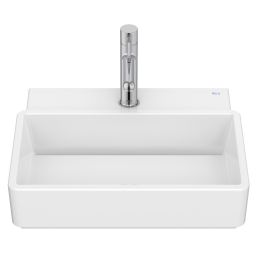 Roca Tura umywalka 45x36 cm prostokątna ścienna-nablatowa biała A327690S00