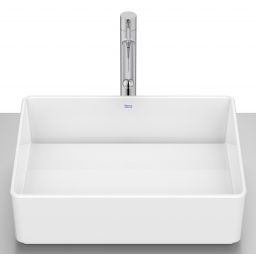 Roca Tura umywalka 45x35 cm prostokątna nablatowa biała A327691S00