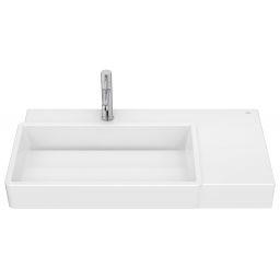 Roca Tura umywalka 80x43 cm prostokątna ścienna-nablatowa biała A327697000