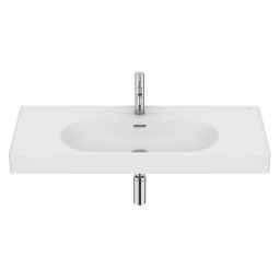 Roca Meridian umywalka 100x46 cm prostokątna ścienna-meblowa biała A327746620