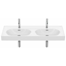 Roca Meridian umywalka 120x46 cm owalna ścienna-meblowa biała A327747000