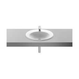 Roca Java umywalka 56x47,5 cm owalna wpuszczana biała A327863000