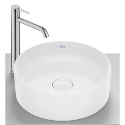 Roca Terra umywalka 39x39 cm okrągła nablatowa biała A32787N000