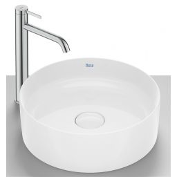 Roca Terra umywalka 39x39 cm okrągła nablatowa biała A32787NS00