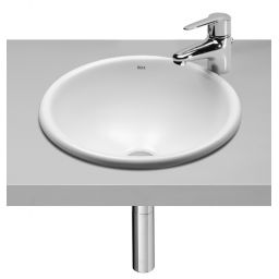 Roca Foro umywalka 36 cm okrągła wpuszczana biała A327880000
