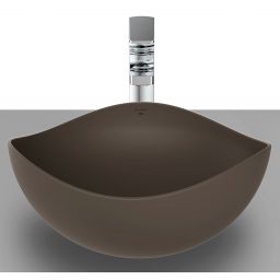 Roca Ohtake umywalka 38x38 cm nablatowa brąz/beż A327A15660