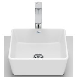 Roca Optica umywalka 35x35 cm kwadratowa nablatowa biała A327B12620