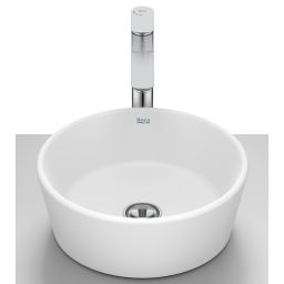 Roca Optica umywalka 35x35 cm okrągła nablatowa biała A327B15620