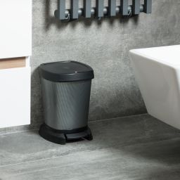 Rotho Paso kosz na śmieci 6 l czarny 1116510273