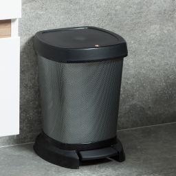 Rotho Paso kosz na śmieci 6 l czarny 1116510273
