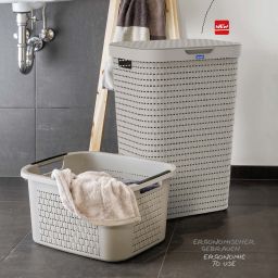 Rotho Country kosz na bieliznę i pranie 55 l cappuccino 1032707422