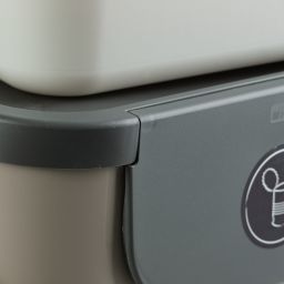 Rotho Albula sortownik na odpady 40 l antracyt 1034408853