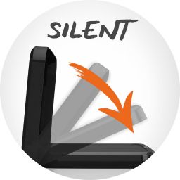 Rotho Paso IML pojemnik na odpady 40 l z pedałem carbon metalizowany 1754111006