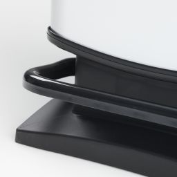 Rotho Paso IML pojemnik na odpady 40 l z pedałem czarny/biały 1754111007