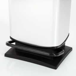 Rotho Paso IML pojemnik na odpady 40 l z pedałem czarny/biały 1754111007