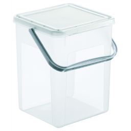 Rotho Basic pojemnik na proszek lub detergenty 9 l 5 kg biały/transparentny 1770101100RP