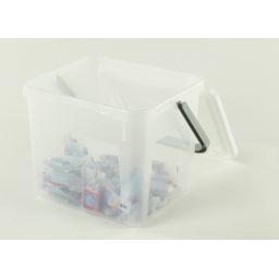 Rotho Basic pojemnik na proszek lub detergenty 4,5 l 3 kg biały/transparentny 1770201100RP