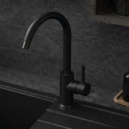 Ruvetti Fiori bateria kuchenna stojąca czarna 1001MB