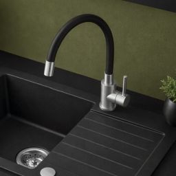 Ruvetti Sauron bateria kuchenna stojąca stal-czarna 1002BSBC