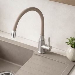 Ruvetti Sauron bateria kuchenna stojąca stal-beżowa 1002BSBE