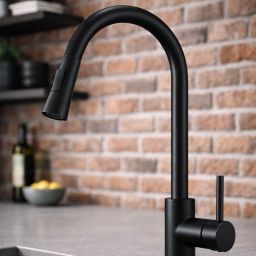 Ruvetti Edera bateria kuchenna stojąca czarna 1003MB