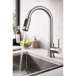 Ruvetti Camellia bateria kuchenna do filtra wody stojąca stal 1004BS