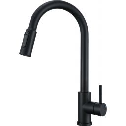 Ruvetti Camellia bateria kuchenna do filtra wody stojąca czarna 1004MB