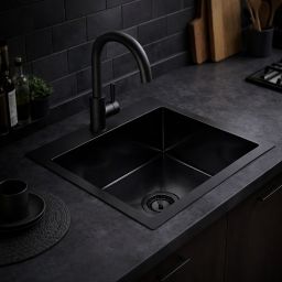 Ruvetti Fiori bateria kuchenna stojąca czarna 1001MB