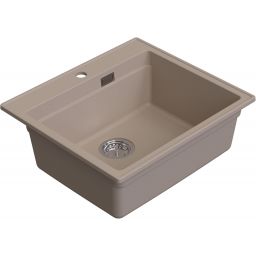 Ruvetti Absol 60 zlewozmywak granitowy 56x50 cm beżowy 3001AB_BE60_W