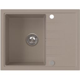 Ruvetti Axel 120 zlewozmywak granitowy 65x50 cm beżowy 3001AX_BE120_W