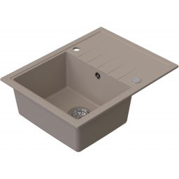 Ruvetti Axel 120 zlewozmywak granitowy 65x50 cm beżowy 3001AX_BE120_W