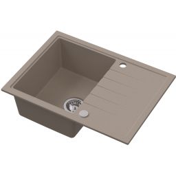 Ruvetti Axel 140 zlewozmywak granitowy 68x49,5 cm beżowy 3001AX_BE140_W