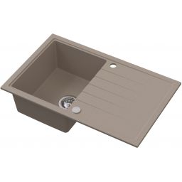 Ruvetti Axel 160 zlewozmywak granitowy 79x50 cm beżowy 3001AX_BE160_W