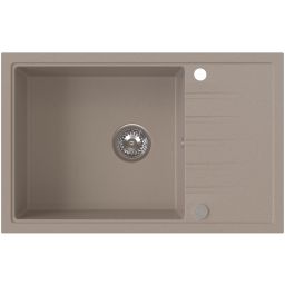 Ruvetti Axel 160 XL zlewozmywak granitowy 78x50 cm beżowy 3001AX_BE160XL_W