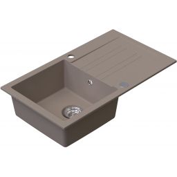 Ruvetti Pino 160 zlewozmywak granitowy 77x44 cm beżowy 3001PI_BE160_W