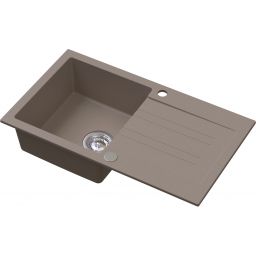 Ruvetti Pino 160 zlewozmywak granitowy 77x44 cm beżowy 3001PI_BE160_W