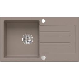 Ruvetti Pino 160 zlewozmywak granitowy 77x44 cm beżowy 3001PI_BE160_W