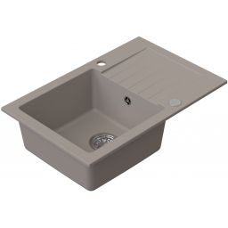 Ruvetti Pineko 140 zlewozmywak granitowy 68x44,2 cm beżowy 3001PN_BE140_W