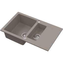 Ruvetti Signum zlewozmywak granitowy 79x49,5 cm beżowy 3001S_BE1560_W