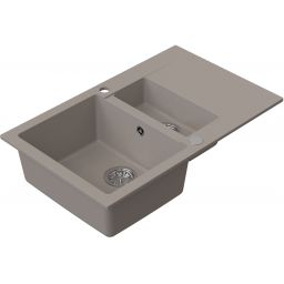 Ruvetti Signum zlewozmywak granitowy 79x49,5 cm beżowy 3001S_BE1560_W