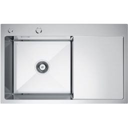 Ruvetti Masivo zlewozmywak z dozownikiem 78x49 cm stal 5002M_BS160_WL