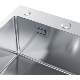 Ruvetti Masivo zlewozmywak z dozownikiem 78x49 cm stal 5002M_BS160_WL