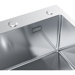 Ruvetti Masivo zlewozmywak z dozownikiem 78x49 cm stal 5002M_BS160_WP