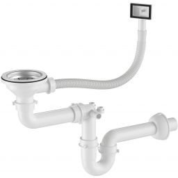 Ruvetti Masivo zlewozmywak z dozownikiem 78x49 cm stal 5002M_BS160_WP