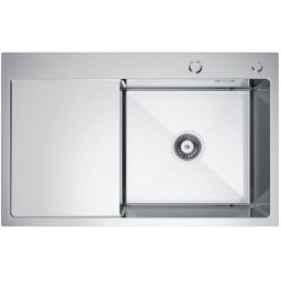 Ruvetti Masivo zlewozmywak z dozownikiem 78x49 cm stal 5002M_BS160_WP