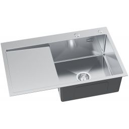 Ruvetti Masivo zlewozmywak z dozownikiem 78x49 cm stal 5002M_BS160_WP