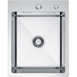 Ruvetti Masivo zlewozmywak z dozownikiem 50x40 cm stal 5002M_BS40_W
